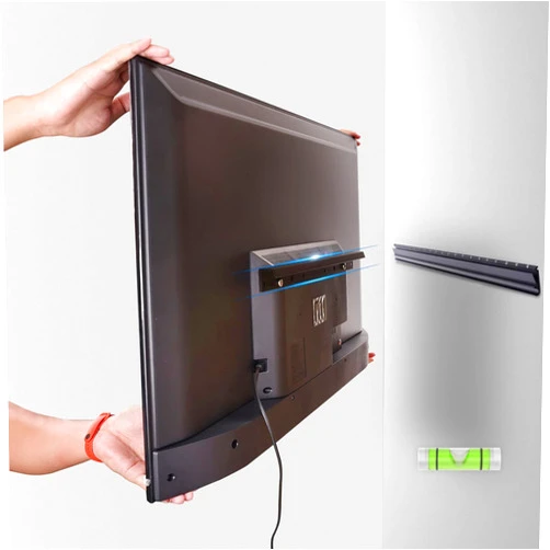 Antimbee Studless Drywall TV Mount for 12-55 inch TVs, No Stud TV Wall Bracket Max VESA 400x400mm up to 100 lbs Universal Fits Most LED LCD Plasma Flat/Curved Screen TVs & Monitors-Upgraded bubble level