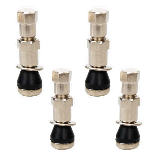 Lygchii 4 PCS TR-416 Metal Valve Stems Outer Mount, Fits 0.453 Inch and 0.625 Inch Rim Holes 1-1/2