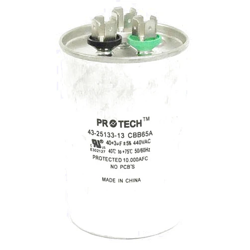 OEM Replm for Weather King 43-25133-13 -Rheem OEM Round Replacement Dual Run Capacitor 40 + 3 UF/MFD 440 Volt by OEM Replm for Rheem