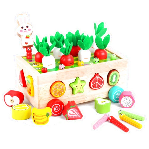 KMTJT Toddlers Montessori Wooden Educational Toys for Baby Boys Girls Age 1 2 3 Year Old, Shape Sorting Toys 1st One First Birthday Girl Gifts for Kids 1-3, Wood Preschool Learning Fine Motor Skills Game