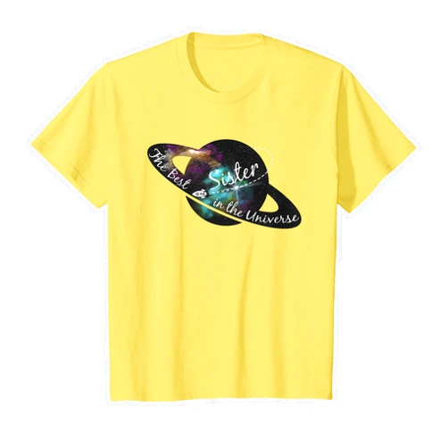 Best in the Universe Gifts Best Sister in the Universe | Deep Space Galaxy Nebula Gift T-Shirt
