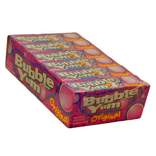 Bubble Yum Hersheys Bubble Yum Regular, 5-Count (Pack of 18)