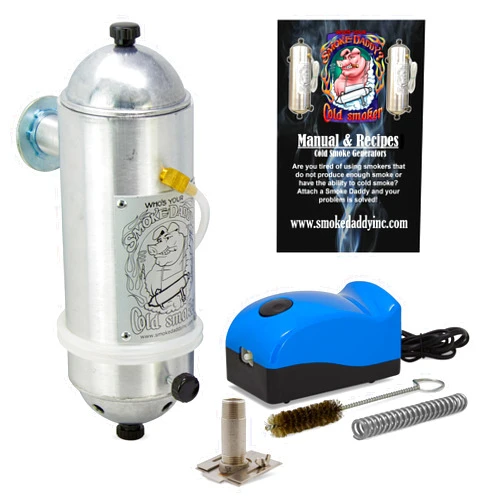 Smoke Daddy Big Kahuna Hot Or Cold Smoke Generator | Works With Any Outside BBQ Grill | Electric Smoker Pellet Accessory | Add Your Favorite Blend of Wood Chunks or Chips to Customize Smoke Profile