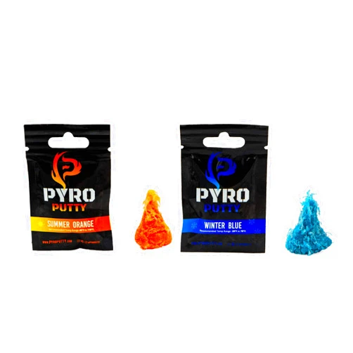 Phone Skope Pyro Putty Fire Starter Single Use 20 or 50 ct Foil Packs | for One Use & Avoids The Sticky Mess | Tear, Separate, Ignite