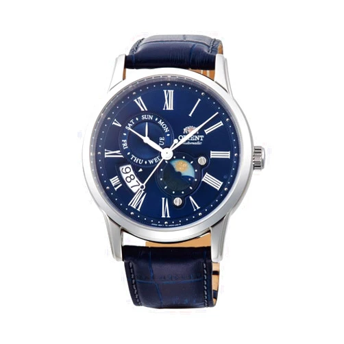 Orient Sun and Moon Automatic Blue Dial Men's Watch RA-AK0011D10B