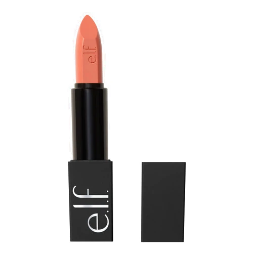 e.l.f. O Face Satin Lipstick, Richly Pigmented, Nourishing & Long-Lasting Creamy Lipstick, Infused With Jojoba, Vegan & Cruelty-Free, Dirty Talk