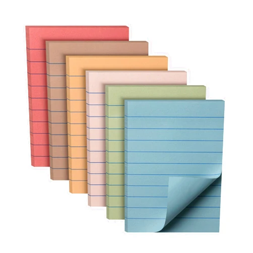 Mr. Pen- Lined Sticky Notes, 3”x4”, 360 Sheets, Vintage Colors, Sticky Notes with Lines, Sticky Note Pads, Sticky Pads, Sticky Notes Lined, Colorful Sticky Notes, Mr Pen Sticky Notes