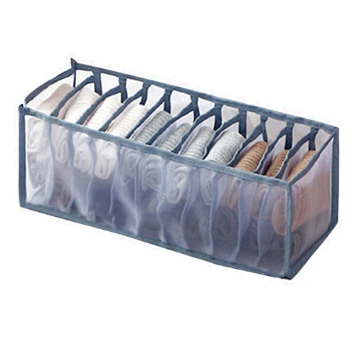 ZYYYWW Storage Boxex, Underwear Bra Organizer Storage Box Drawer Closet Organizers Divider Boxes for Underwear Scarves Socks Bra (Color : 11 grids)