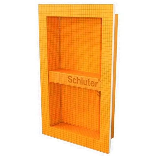 Schluter KERDI-BOARD-SN Prefabricated Shower Niche - Waterproof with Adjustable Shelf, Easy Installation - 12