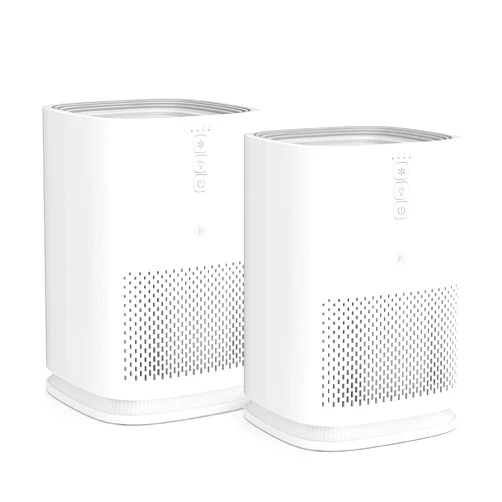Medify Air Medify MA-14 Air Purifier with True HEPA H13 Filter | 470 ft² per Hour for Smoke, Odors, Pollen, Pets | 99.9% Removal to 0.1 Microns | White, 2-Pack