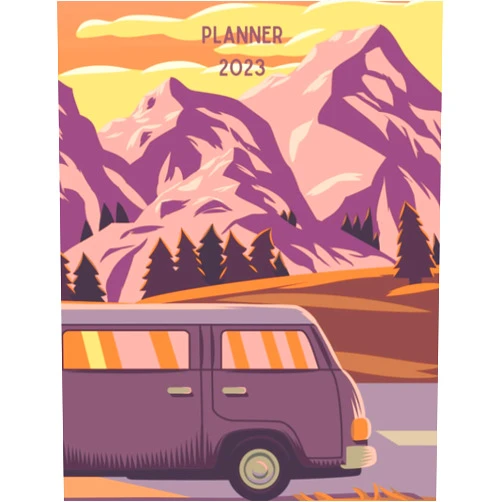 By Meowhaus Publishing (Author) Planner Daily Weekly Monthly At A Glance Vanlife Boho Nomad Design