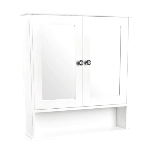 OrangeFish Medicine Cabinet,Best Bathroom Cabinet with Mirror - Double Door Adjustable Shelf.