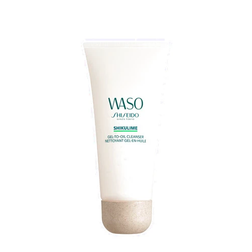Shiseido Waso SHIKULIME Gel-to-Oil Cleanser - 4 oz - Cleanser & Makeup Remover for Fresh, Balanced Skin - Vegan, Cruelty Free & Fragrance Free