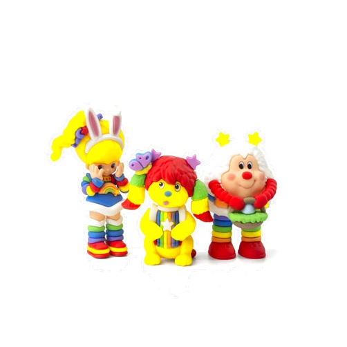 The Loyal Subjects Rainbow Brite 3-Pack Spring Season 2.5-inch Cheebee Collectible Figure Set with Rainbow Brite, Twink & Puppy Brite