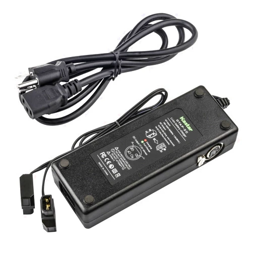 Kastar Dual D-Tap Super Fast Charger with 4-pin XLR DC Output Adapter for Sony V Mount, V Lock Broadcast Battery, Anton Bauer Gold Mount, Red One MX, F3 FS700, 5D2, 5D3, D3, D700 and D800