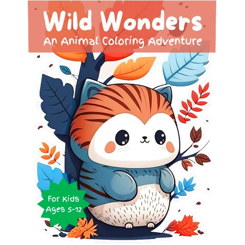 LunaBelle Brushwood Wild Wonders: An Animal Coloring Adventure