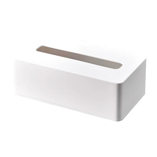 Yamazaki Industries 5804 Compact Tissue Case, High Type, White, Compatible Size: Inner Dimensions: Approx. W 7.9 x D 4.1 x H 2.4 inches (20 x 10.5 x 6 cm), Tower, Soft Pack Tissue Cover