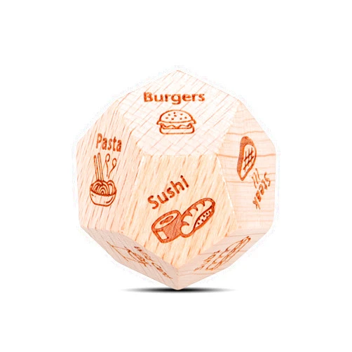 AMBREGRISSUN Valentines Day Anniversary for Wife Couple Ideas Women Men Date Night Gifts for Girlfriend Him Her Boyfriend Food Decision Dice Birthday for Adult Husband Valentine’s Day Christmas Stocking Stuffers