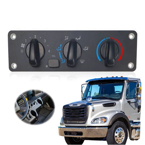 YIZHIHUA 599-008 Heavy Duty Climate Control Module - Heater A/C Climate Control Panel HVAC Switch Fit for Freightliner/Thomas Models Replacement 599008 577.46754K A22-57054-001
