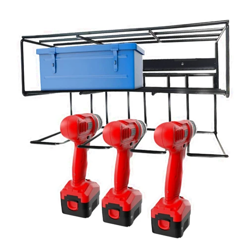 MRONextDay.com Tool Storage Organizer - Drill Holder Wall Mount - Power Tool Storage Rack for Organizing Your Workbench - Sturdy Drill Storage.