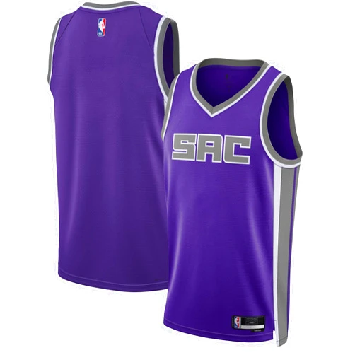 Outerstuff Sacramento Kings NBA Purple Kids Youth 8-20 Icon Edition Swingman Jersey