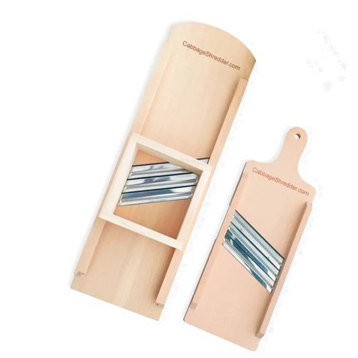 CabbageShredder.com Professional Size Cabbage Shredder & Compact Vegetable Slicer Bundle