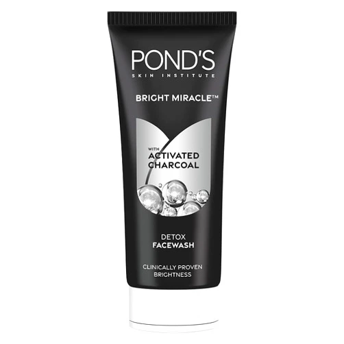 POND'S Bright Miracle With Activated Charcoal Facewash, 100g