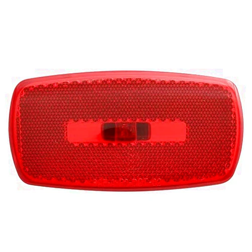 Optronics MC32RBS Mark Light Oval Black Base Red (6)