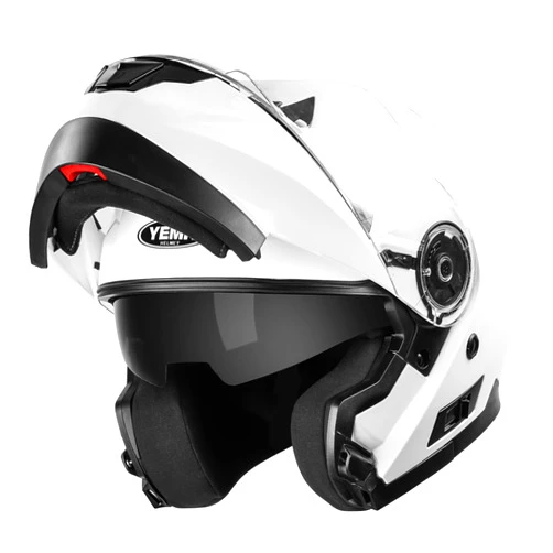 YEMA Modular Motorcycle Helmets, DOT Approved Full Face Motorcycle Helmet with Flip Up Dual Visor, Helmets for Adults Men Women Helmets for Street Scooter ATV E-Bike - YM-926