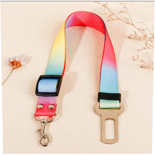 Generic Dog Car Seat Belt, Adjustable Length, Colorful, Keep Pet Safe While Traveling, Adjustable Dog Belt Safety Leash, Large