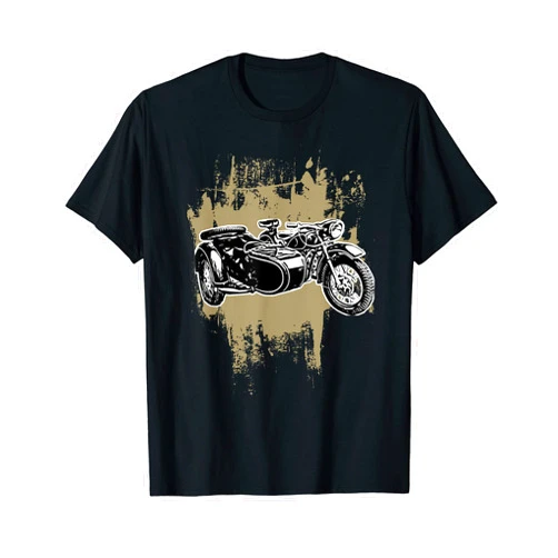 Gespann Mororräder Dnepr, Ural, K-750, M-72 Vintage motorcycle for retro technology lovers T-Shirt