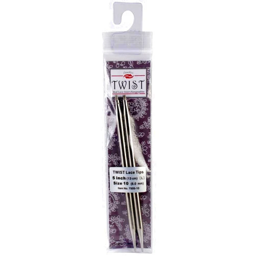 ChiaoGoo Needle Tips 5 inch (13cm) for Twist Red Lace Interchangeable Set Size US 2.5 (3mm) 7505-2.5