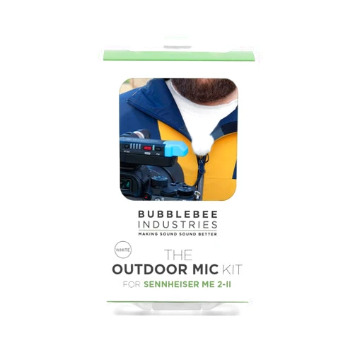 BUBBLEBEE INDUSTRIES Microphone Windscreen for Lavalier/Lapel Microphones - Reduce Wind Noise & Clothing Rustle - Mic Kit - Windscreen Muff Wind Cover for SENNHEISER ME 2-II Mic