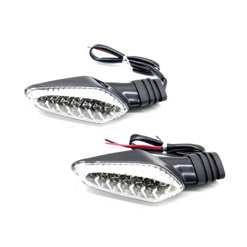 ZHFEN LED Turn Signal Indicator Light, Compatible with Ducati Monster 695 696 796 821 1100/S/EVO 1200 Motorcycle Front/Rear Blinker Lamp Monster (Color : LED Clear)