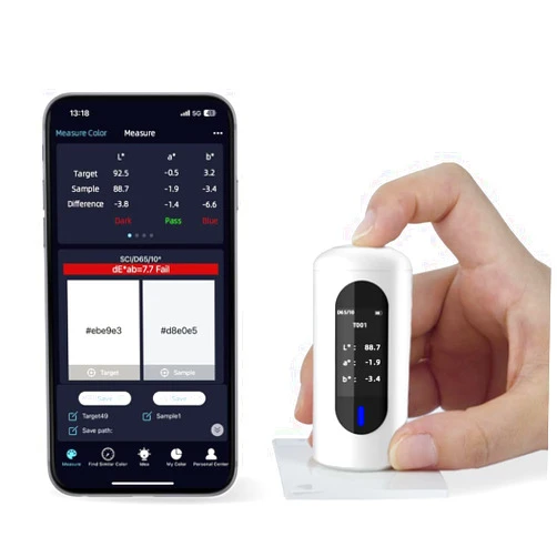 Vinckolor Mini Colorimeter, for Color Capturing, Matching, Comparing, Saving, Measure Paint and Digital Color Values Instantly,Color Analyzer with Diameter of 4mm
