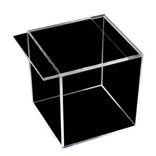 JYMENLING YANJINGYJ Display Clear Case, Protection Showcase, Acrylic Box for Action Figures Toys Collectibles Cube Countertop Box Size Can Be Customized (Color : Clear, Size : 6x6x6cm)