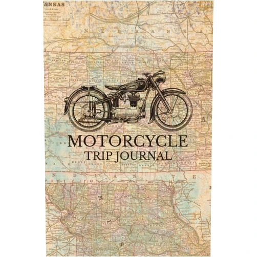 Mel Joy Motorcycle Trip Journal: Travel Log Book with Writing Prompts for Bikers and Motorcyclists