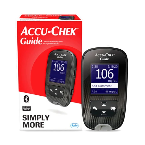 Accu-Chek Guide Diabetes Meter for Diabetic Blood Glucose Monitoring (Meter Only)