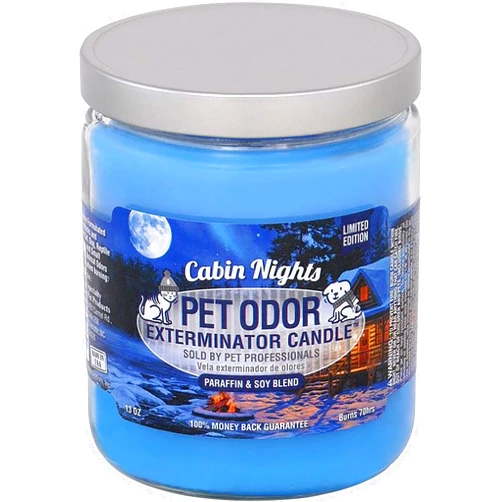 SPECIALTY PET PRODUCTS Pet Odor Exterminator Candle, Cabin Nights 13 oz