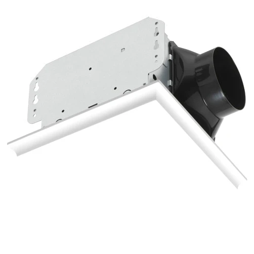 Homewerks Worldwide Homewerks 7141-50-G4 Bathroom Fan Integrated LED Light Ceiling Mount Exhaust Ventilation Ultra Quiet 0.7 Sones 50 CFM, White