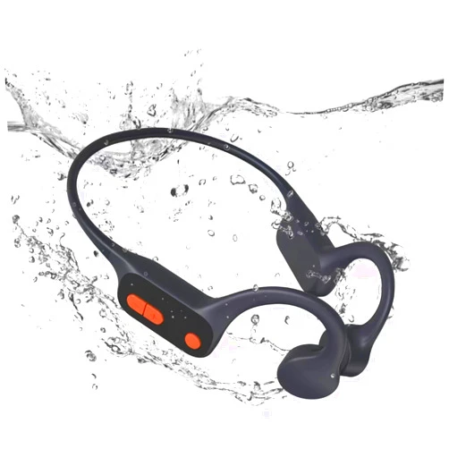 Tayogo Bone Conduction Swimming Headphones, Bluetooth 5.4, IP68 Waterproof MP3 Open-Ear Headphones for Swimming,32GB Memory, Fast Magnetic Charge, Built-in Microphone, 15H Playtime,Swim Headphones