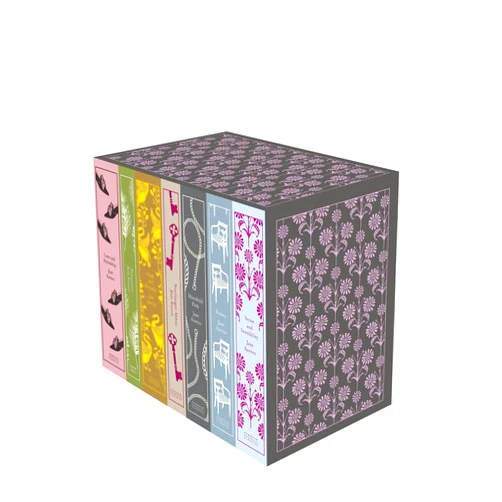 Jane Austen,Coralie Bickford-Smith Jane Austen: The Complete Works 7-Book Boxed Set: Sense and Sensibility; Pride and Prejudice; Mansfield Park; Emma; Northanger Abbey; Persuasion; Love ... boxed set) (Penguin Clothbound Classics)