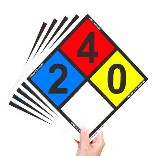 SmartSign-NFPA-0009-NFR-EU-10x10 NFPA 704 - Rngs (2,4,0) Label | 13.8