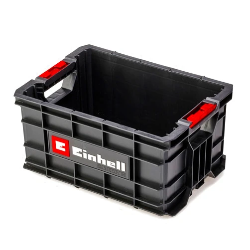 Einhell Original Einhell E-Case Toolbox - Max 90 kg, Stackable, Latchable Tool Crate - Can Be Combined with All Einhell E-Case System Products for The Storage and Transport of Tools and Accessories