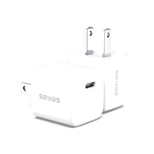 Zenyoyo USB C Wall Charger, Seyas 20W Mini Fast Charger Type C Wall Charger Compatible with iPhone/iPad/Airpods/Pixel/Galaxy/Switch and More, 2-Pack