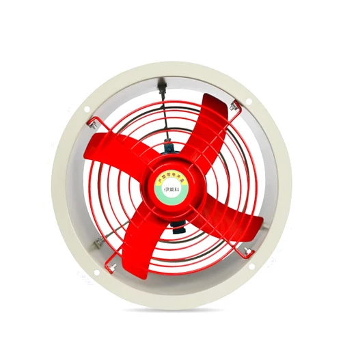YIYIBYUS 12 inch Explosion-Proof Exhaust Axial Fan High Velocity Utility Blower,550W 110V Cylinder Pipe Axial Fan Ventilator Fan 2280m3/H Spray, Booth Paint Fumes Exhaust Flow Fan
