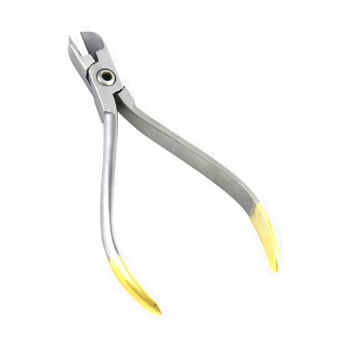 QWORK Hard Wire Cutter, Stainless Steel Dentistry Orthodontic Wire Cutting Pliers