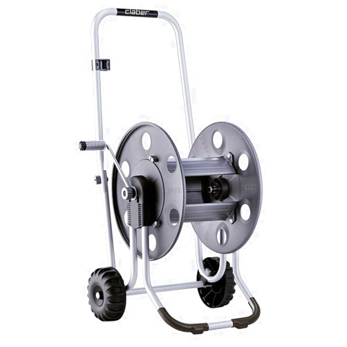 Claber 8891 Metal 60 Trolley, Black/Orange/Grey