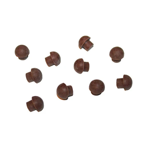 SheetMusicNorthwest Brown Rubber Button Piano Cabinet Bumper 7/16