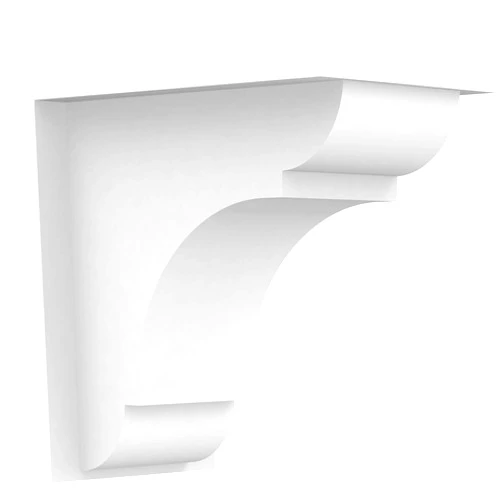 Ekena Millwork BKTP03X05X05BRY Standard Bryant Architectural Grade PVC Brackets, 3